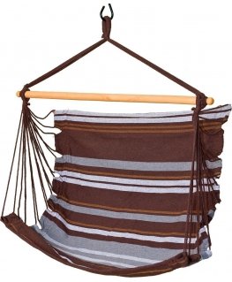 Hammock Royokamp Brazilian Hanging Armchair, 100x100cm, brown