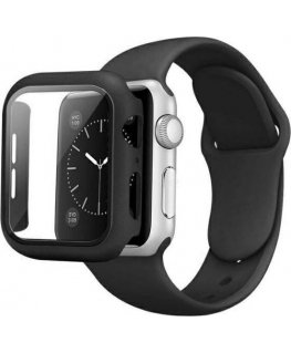 Beline Beline strap Apple Watch Silicone 42/44/45mm black color + case