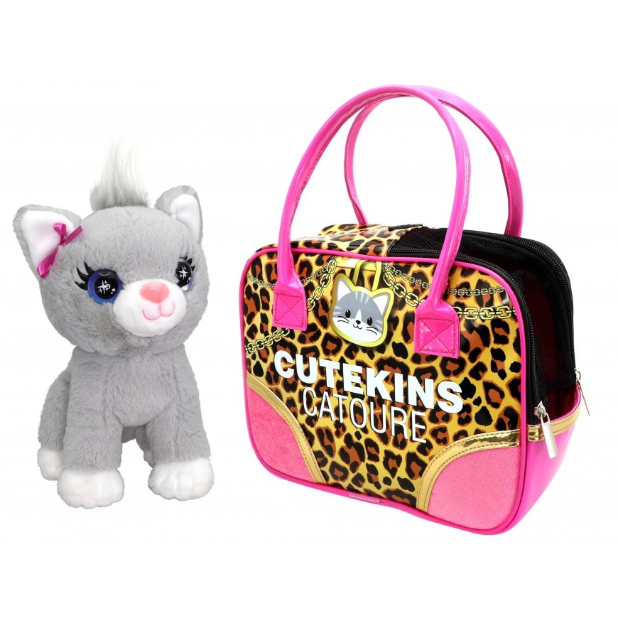 Cutekins plush toy Kitty with carrying