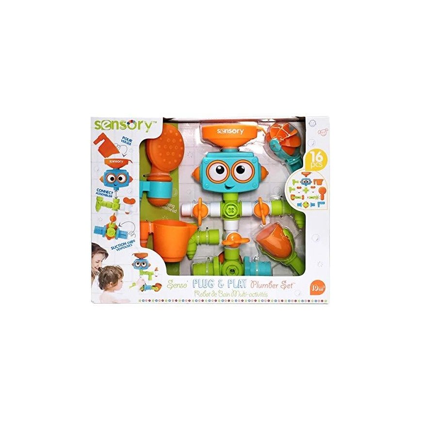 Bkids bath robot with shower