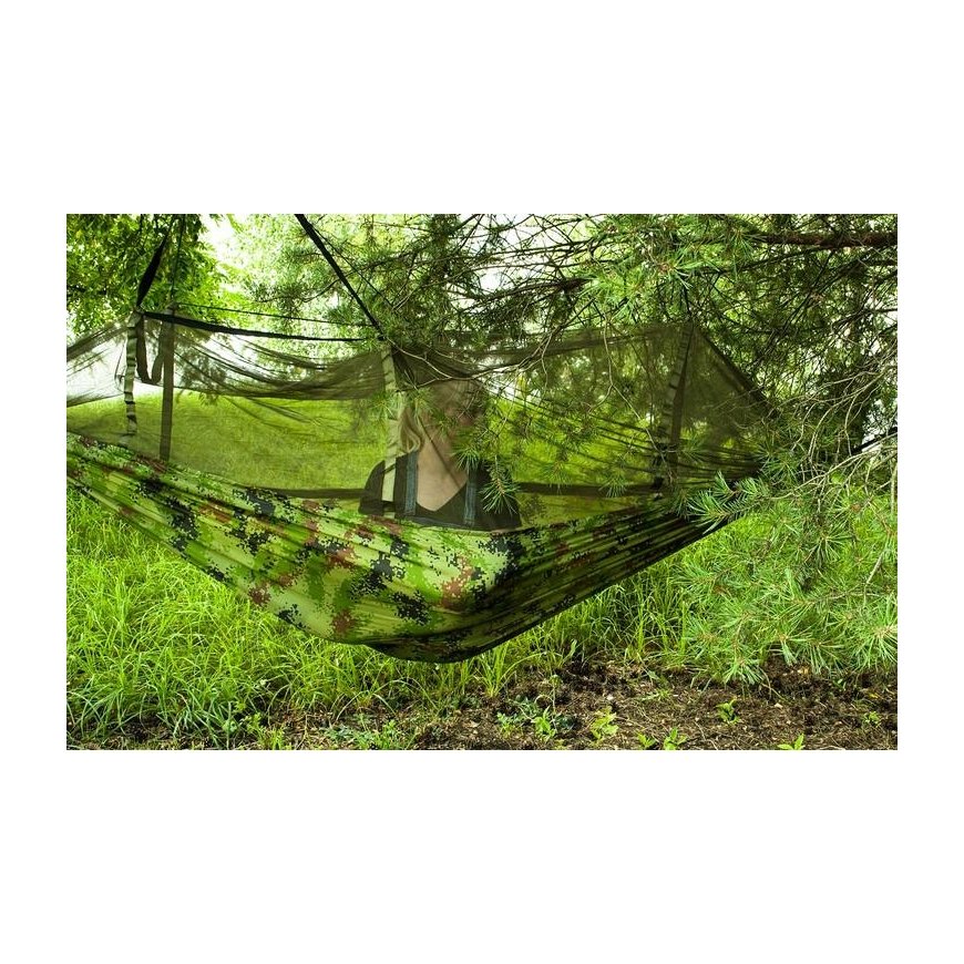 Gardlov Tourist hammock santiago army 260x140cm net – 4