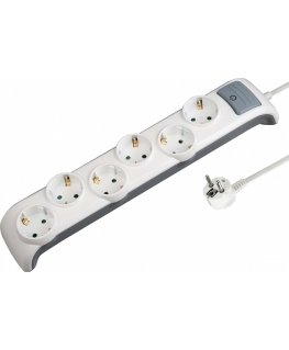 Electraline 62507 Pagarinātājs 6 ligzdas 2m