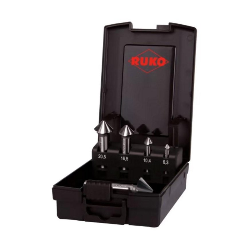 5-piece countersink set RUKO HSS 4S 6.3-25mm
