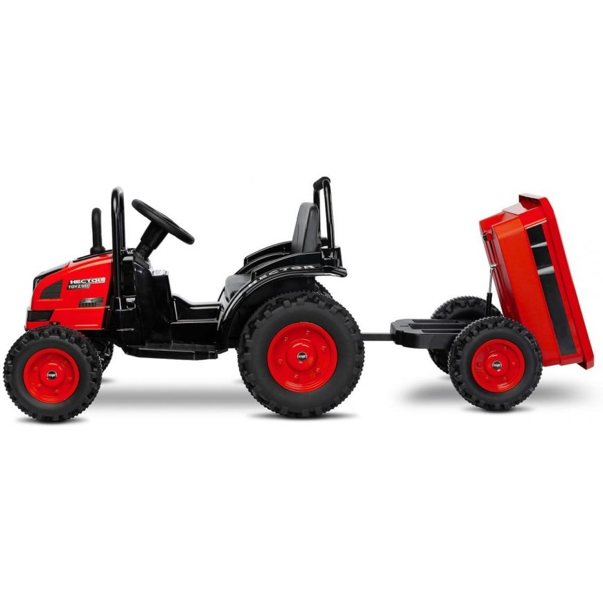 Taipz akumuliatoriaus baterija su priekaba Caretero Toyz Hector akumuliatorius + pilotas - raudonas – 3