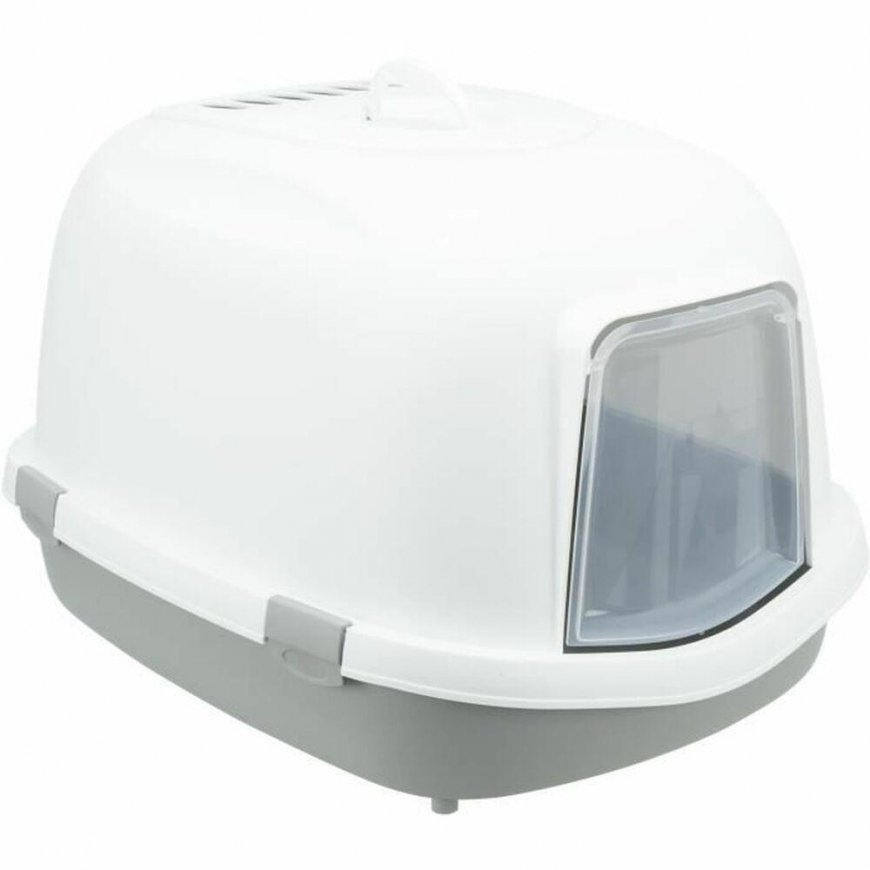 TRIXIE Primo XXL Top cat toilet house, 56x47x71cm, grey/white – 3