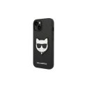 Karl Lagerfeld KLHCP14MSAPCHK iPhone 14 Plus 6.7" Hard Case Black / Judas Saffiano Choupette Head Patch Karl Lagerfeld KLHCP14MSAPCHK iPhone 14 Plus 6.7" Hard Case Black / Judas Saffiano Choupette Head Patch
