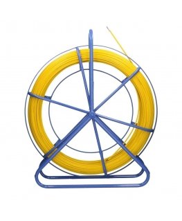 ExtraLink Pilot cable with fiberglass for pulling FRP cables, 8mm, 75m, yellow, without rings