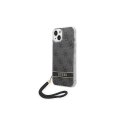 Case Guess GUOHCP14MH4STK iPhone 14 Plus 6.7 inch Black / Black Hard Case 4G Printing Strap Case Guess GUOHCP14MH4STK iPhone 14 Plus 6.7 inch Black / Black Hard Case 4G Printing Strap