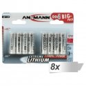 8x 4+4 Ansmann Extreme Lithium AA Mignon LR 6 Big Pack 8x 4+4 Ansmann Extreme Lithium AA Mignon LR 6 Big Pack