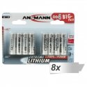 8x 4+4 Ansmann Extreme Lithium AA Mignon LR 6 Big Pack 8x 4+4 Ansmann Extreme Lithium AA Mignon LR 6 Big Pack