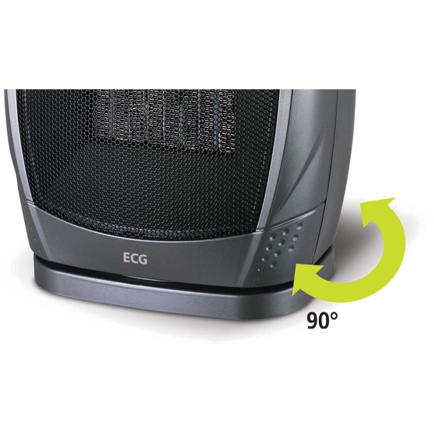 ECG KT 10 elektrinis patalpų šildytuvas Juoda 1500 W – 2