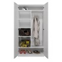 Topeshop SD-90 BIEL KPL bedroom wardrobe/closet 7 shelves 2 door(s) White Topeshop SD-90 BIEL KPL bedroom wardrobe/closet 7 shelves 2 door(s) White