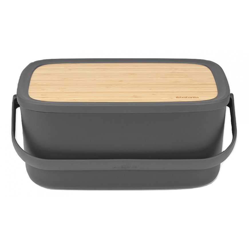 Brabantia 128264 maizes kaste Taisnleņķa Melns, Koks