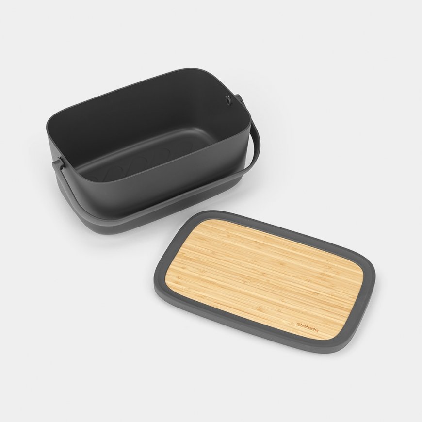 Brabantia 128264 maizes kaste Taisnleņķa Melns, Koks – 2
