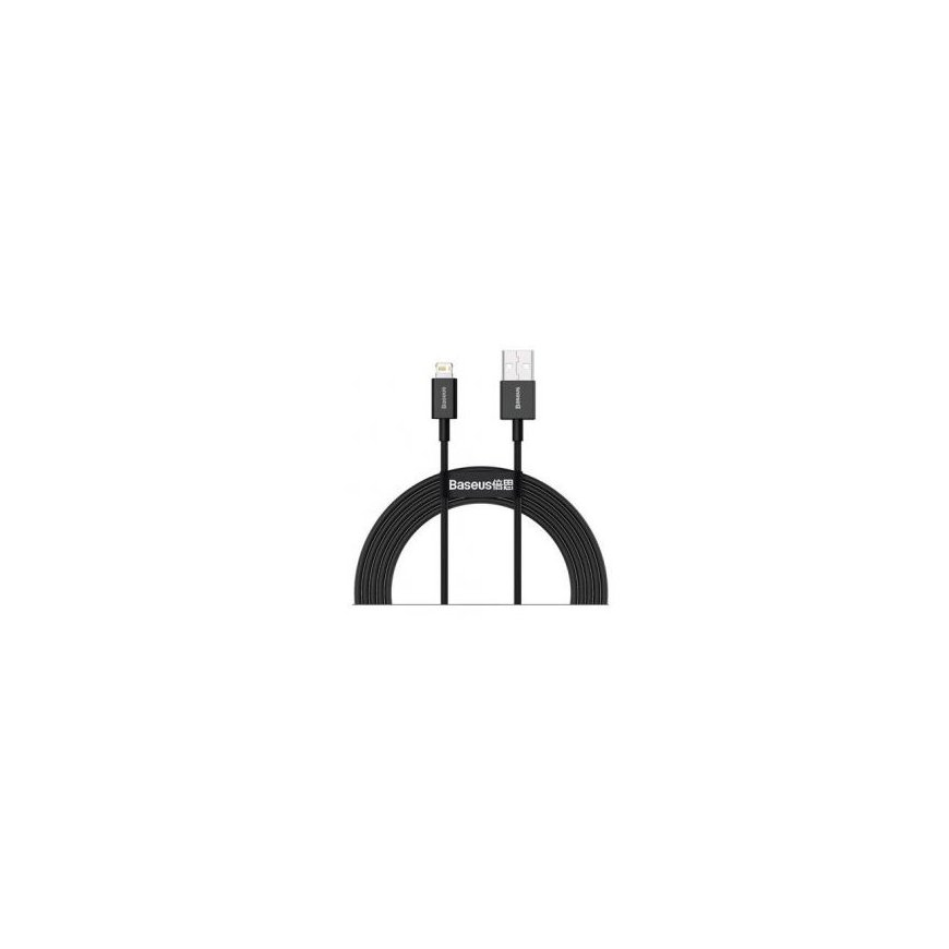 Baseus Superior Fast Charging Data Cable USB-Lightning 2.4A 2m Black