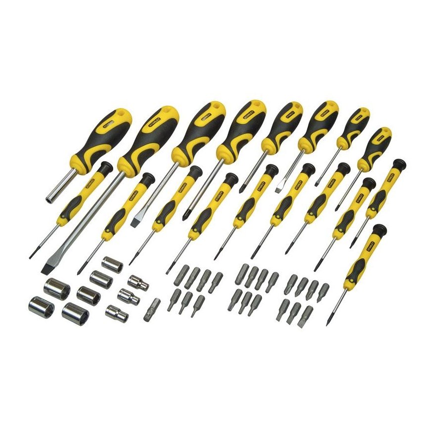 Stanley screwdriver set flat cross precision