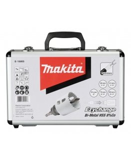 MAKITA Rinkinys OTWORNIC DLA ELEKTRYKÓW BIM "EZYCHANGE" 7szt. (32,41,51,73,83MM)+ADAPTER+