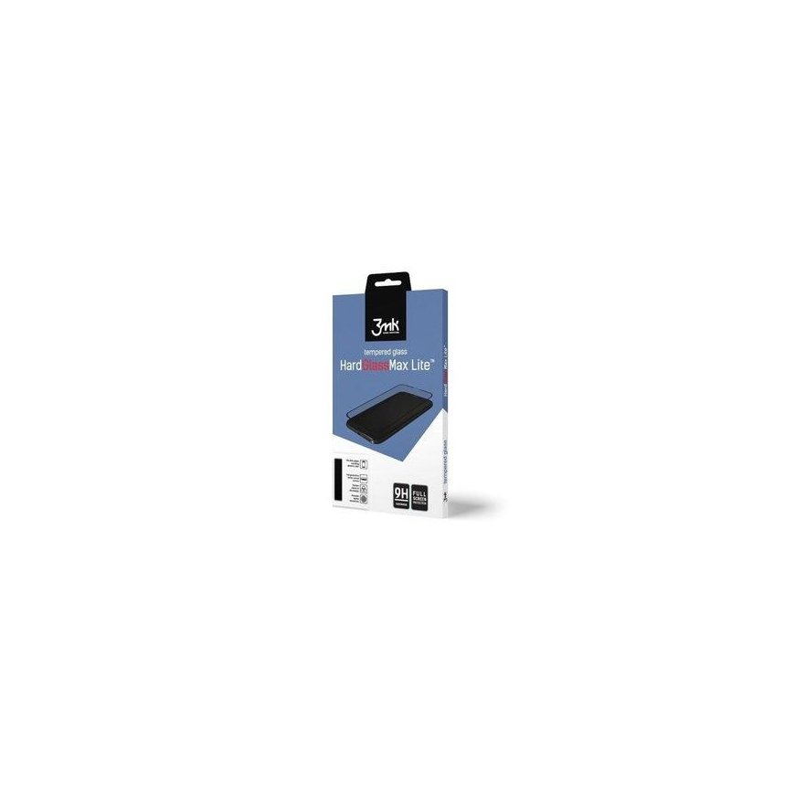 3MK HardGlass Max Lite Screen Protector, Samsung, Galaxy A70, Tempered Glass, Clear/Black – 4