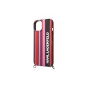 Karl Lagerfeld KLHCP14SSSTTP iPhone 14 6.1" Hard Case Pink/Rose Color Stripe Strap