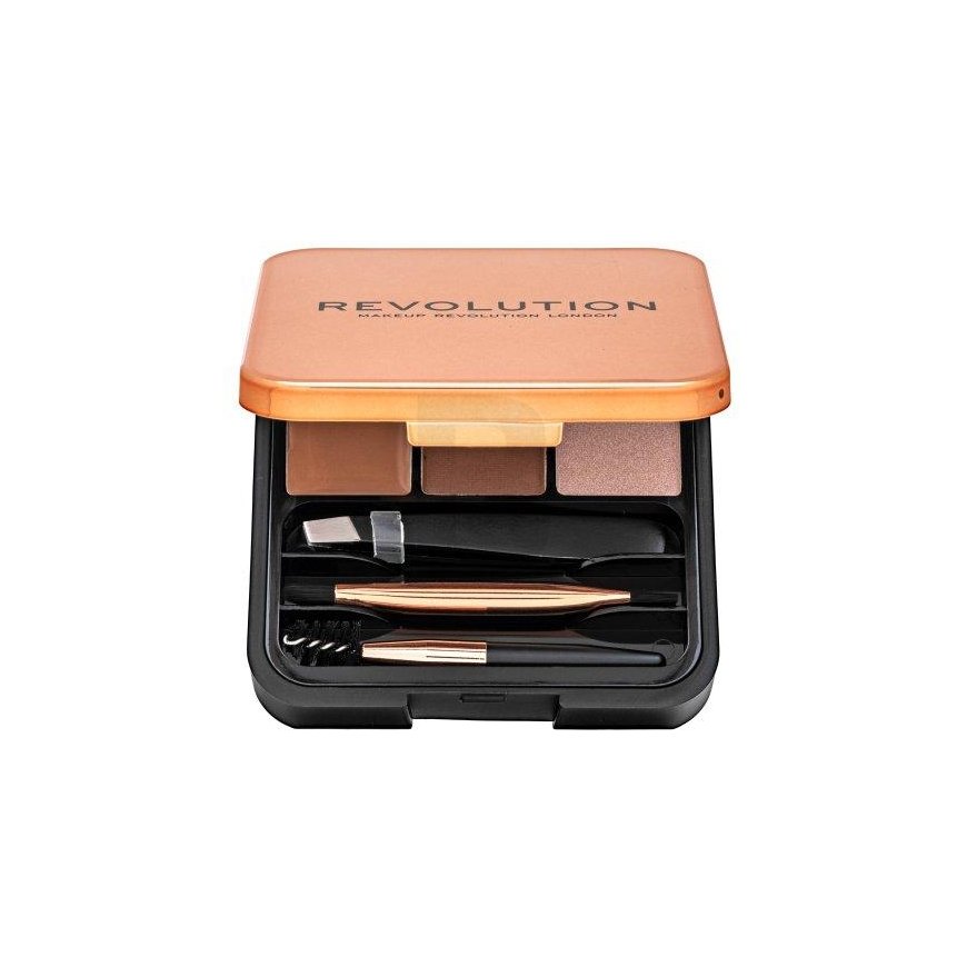 Makeup revolution Makeup revolution MAKE UP REVOLUTION Set do brwi Brow Sculpt Kit Brown (7376415) – 3