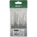 Drilled Alpen 3 HSS Hand Tap Set for M8 Thread [0070700800100]