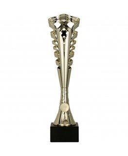 Detail Golden plastic cup
