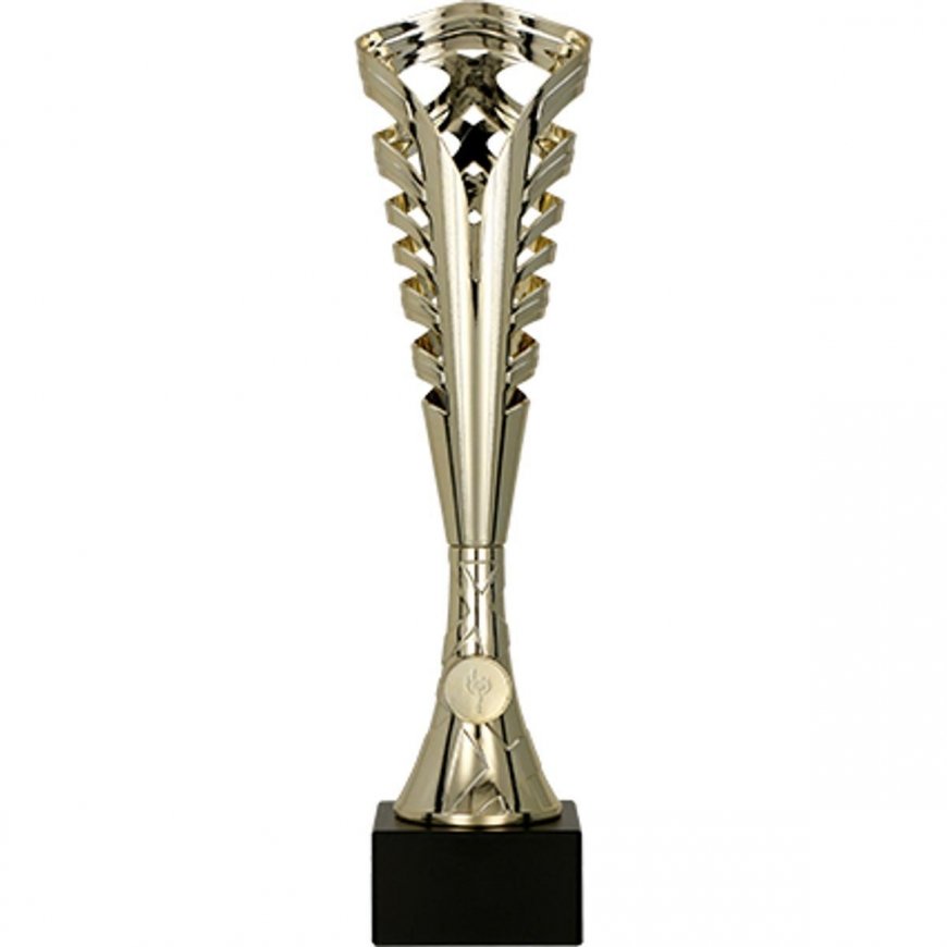 Detail Golden plastic cup