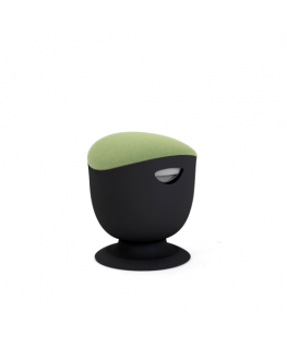Up Up Seul ergonomic balance chair Black, D42 Green fabric