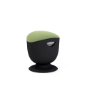 Up Up Seul ergonomic balance chair Black, D42 Green fabric
