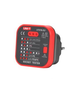 NETWORK SOCKET TESTER WITH CHECK FUNCTION RCD UT-07B-EU UNI-T