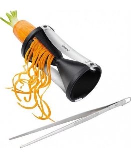 Gefu Decorative grater SPIRELLI + kitchen tongs for free