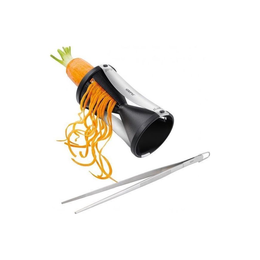 Gefu Decorative grater SPIRELLI + kitchen tongs for free