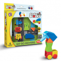 „People Blocks“ magnetinių kaladėlių rinkinys „PLAUKIAM IR VAŽIUOJAM!“, 6 kaladėlės / People Blocks Go GO Vehicle 6pcs