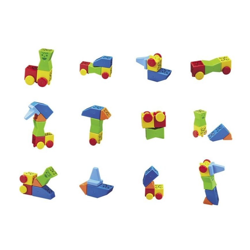 People Blocks set of magnetic blocks "FLY AND DRIVE!", 6 blocks / People Blocks Go GO Vehicle 6pcs – 2