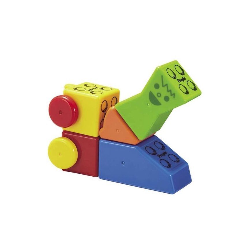 People Blocks set of magnetic blocks "FLY AND DRIVE!", 6 blocks / People Blocks Go GO Vehicle 6pcs – 3