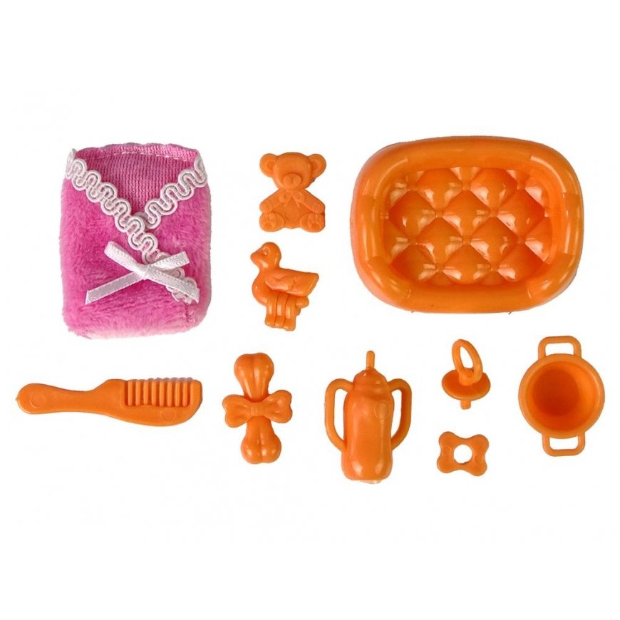 Leantoys Pregnant Doll Long Hair Accessories – 5