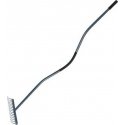 POLSKA 12-tooth rake, shaft, curved metal. graphite plastic. handle POLSKA 12-tooth rake, shaft, curved metal. graphite plastic. handle