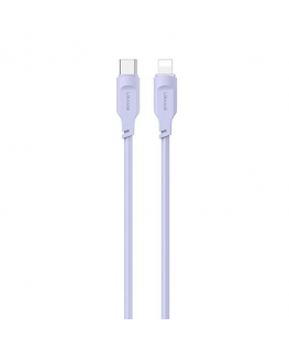 Kabelis USB Usams Kabelis USB-C na Lightning PD Fast Charging 1.2m 20W Lithe Series purple/purple SJ566USB03 (US-SJ566)