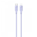 Kabelis USB Usams Kabelis USB-C na Lightning PD Fast Charging 1.2m 20W Lithe Series purple/purple SJ566USB03 (US-SJ566)