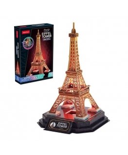 Dėlionė CubicFun Puzzle 3D Muzikinis centras Eiffla (wersja nocna)