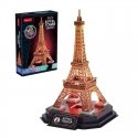 CubicFun Puzzle 3D Music Center Eiffel (versja nocna)