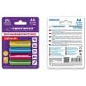 Esperanza EZA108 R6 AA Ni-MH 2000mAh baterijos, spalvotos - 4 vnt