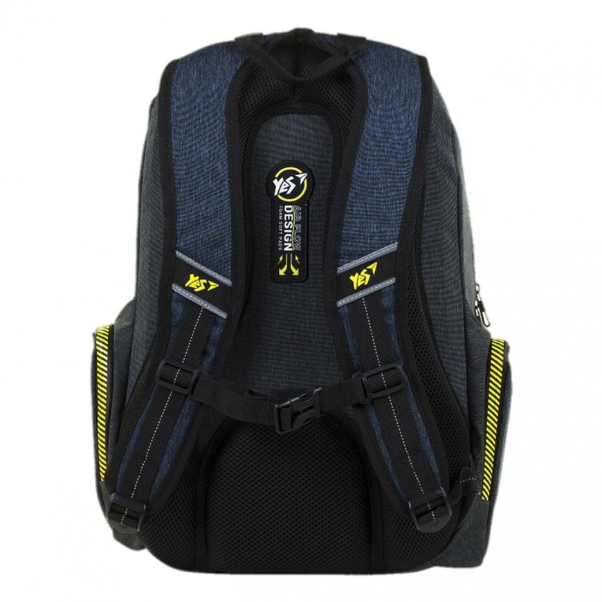 Backpack YES T-87 Danger, black/blue – 2