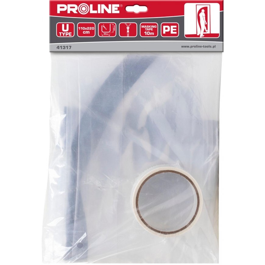 Proline Dust curtain with lock type "u", 110cm x 220cm, proline