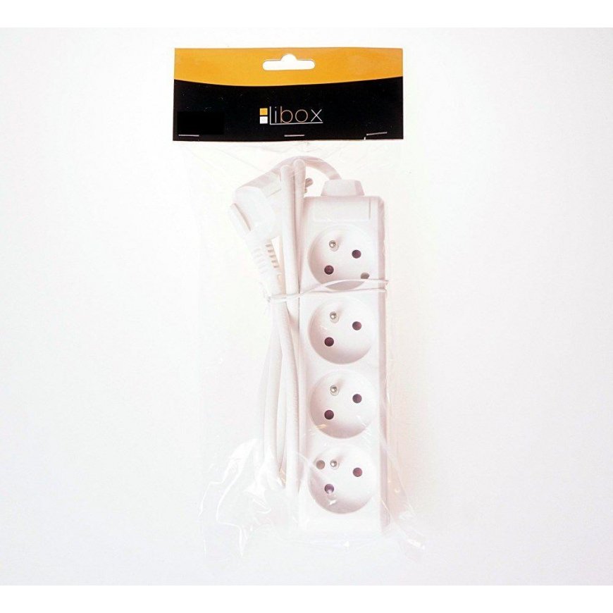 Libox 4 lizdai, balta, 5m (LB0082-5)