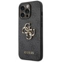 Dėklas Guess GUHCP14X4GMGGR iPhone 14 Pro Max 6,7" pilka/pilkas hardcase 4G Big Metal Logo