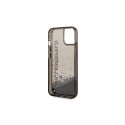 Karl Lagerfeld case iPhone 14 Plus 6.7" KLHCP14MLCKVK black hard case Magsafe Liq Glitter Elong