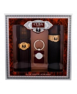 Cuba Gold EDT 100ml + aftershave 100ml + key ring