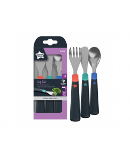 TOMMEE TIPPEE metalinių stalo įrankių rinkinys BIG KIDS, mix, 44718710