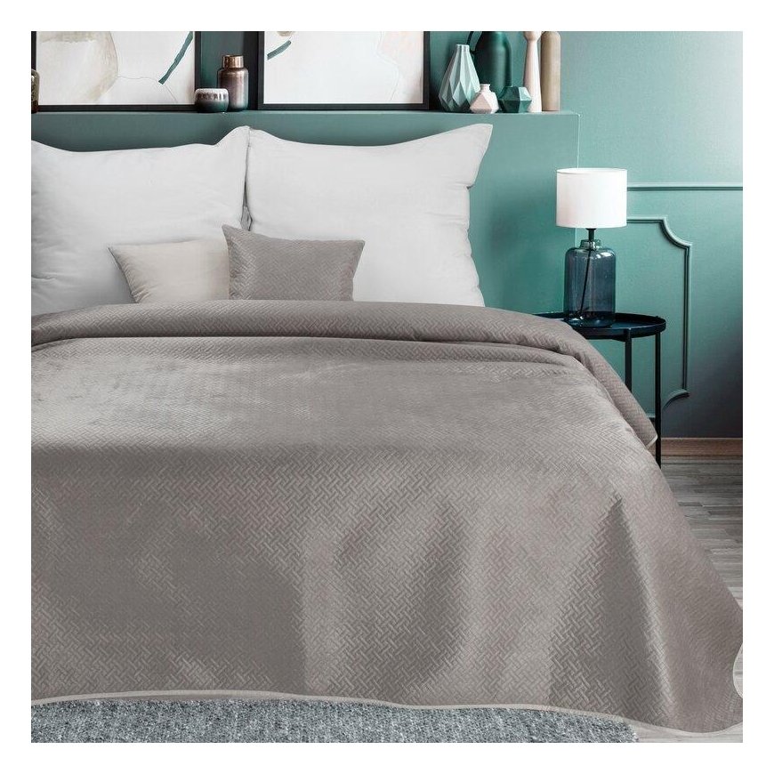 Eurofirany SI/N/LUIZ/5/BEŻ 200X220 BEŻ Bedspread Bedspread